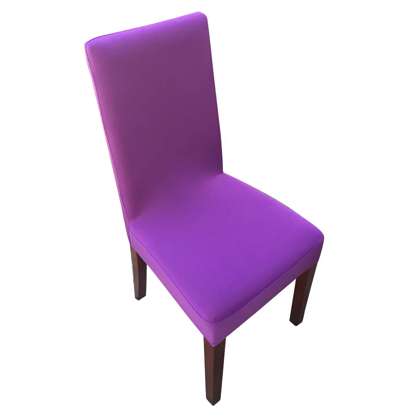Z414 Chair Cover Spandex Stretch Elastic Slipcovers  Dining Room Kitchen Wedding Banquet Hotel Chair Covers