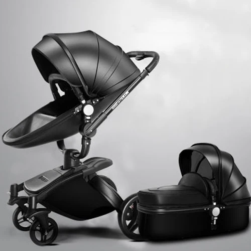 luxury leather stroller