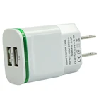 Charger Home Charger Mobile Phone Accessories Dual USB Wall Home Charger With Led Night Light