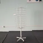 Display Wire Display Wire Metal Newspaper And Magazine Display Rack With Wheels