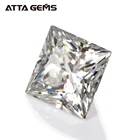 Gem The Moissanites Wholesale Gem Stones Square Princess Cut Moissanite White Diamond