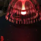 Hanging Lamp 2018 Wholesale Fiber Optic Material AC100-240V Dia 0.8m Led Plaza Hanging Lamp