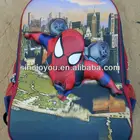Used School School Spiderman Used School Bag With Trolley