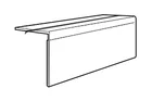 Shelf Talker Supermarket Display Transparent Acrylic Shelf Talker For Retailer