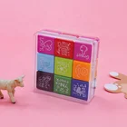 Stamp Stamps Teacher Stamps 2019 New Cartoon Kids Stamp Set School Square Teacher Stamps