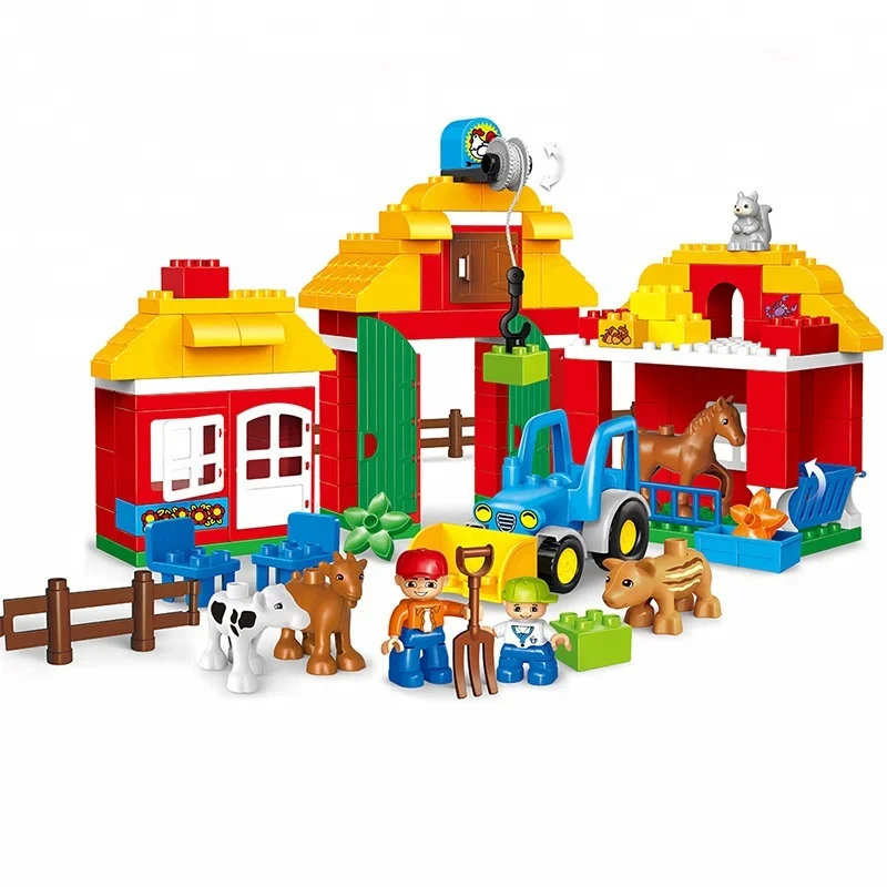 gitaar zege verf Abs Plastic 123 Pcs Happy Farm Educational Toy Building Blocks Toys With  Legoing Duplo Toy - Buy Legoing Toys,Duplo Toys,Shantou Abs Plastic Toys  Product on Alibaba.com