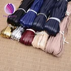 Leather Cord Cord 10mm Cord Colorful 10mm Fold Flat PU Leather Cord For Bags Jewelry Accessories Use