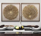 Handmade Art Handmade Framed Shadow Box Feather Art Craft Painting For Living Room Decoration