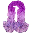 Scarf Long New Striped Leopard Point Leopard Chiffon Scarf Wholesale Fashion Women Long Cheap Scarves
