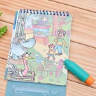 Kids Water Drawing Book OEM Reusable Cardboard Color Drawing Book For Kids Custom Kids Water Drawing Book