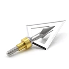 Arrowhead Broadhead Broadhead Arrowhead Self-Adjustable Weight Fixed Blade One-Piece 100 Grain Steel Broadheads