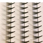 Individual Natural Individual Eyelashes Wholesale Individual Lash 100% Handmade 3D Volume Eyelash Extension Natural Long Korea Silk Mink Individual False Eye Lashes