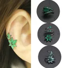 Gemstone Earrings No Piercing Cartilage Ear Jewelry Flower Shape Druzy Gemstone Clip On Earrings