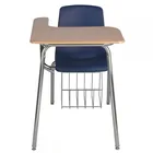 School Chair Desks And Chairs/ School Chair And Desk School Tablet Arm Chair Desks With Book Rack Student Desks And Chairs/