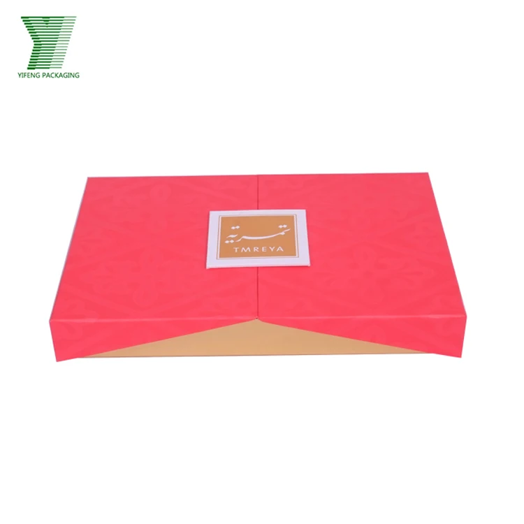 wholesale price square pocket fancy paper rigid cardboard cookie