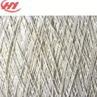 0.6mm White Cotton Polyester Fold Yarn Embroidery Cording Thread