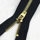 Zip Brass Zipper #3 Zipper Yg Metal Brass Jeans Zip Metal Teeth Zipper Roll