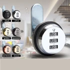 Mechanical Lock Digits Digital Locks For Lockers Mechanical Keyless Mailbox Lock 3 Digits Combination Code For Mail Box