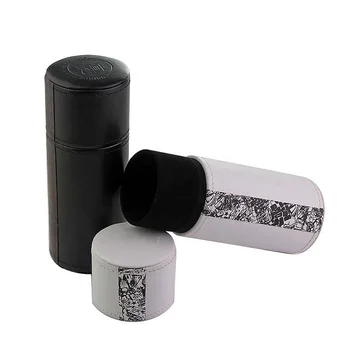 Cardboard Cylinder Shape Case Box Magnetic Eyeglass Holder