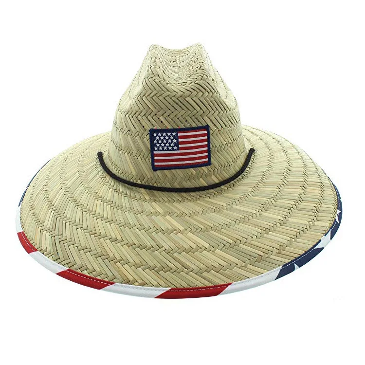 mens sun hat with american flag