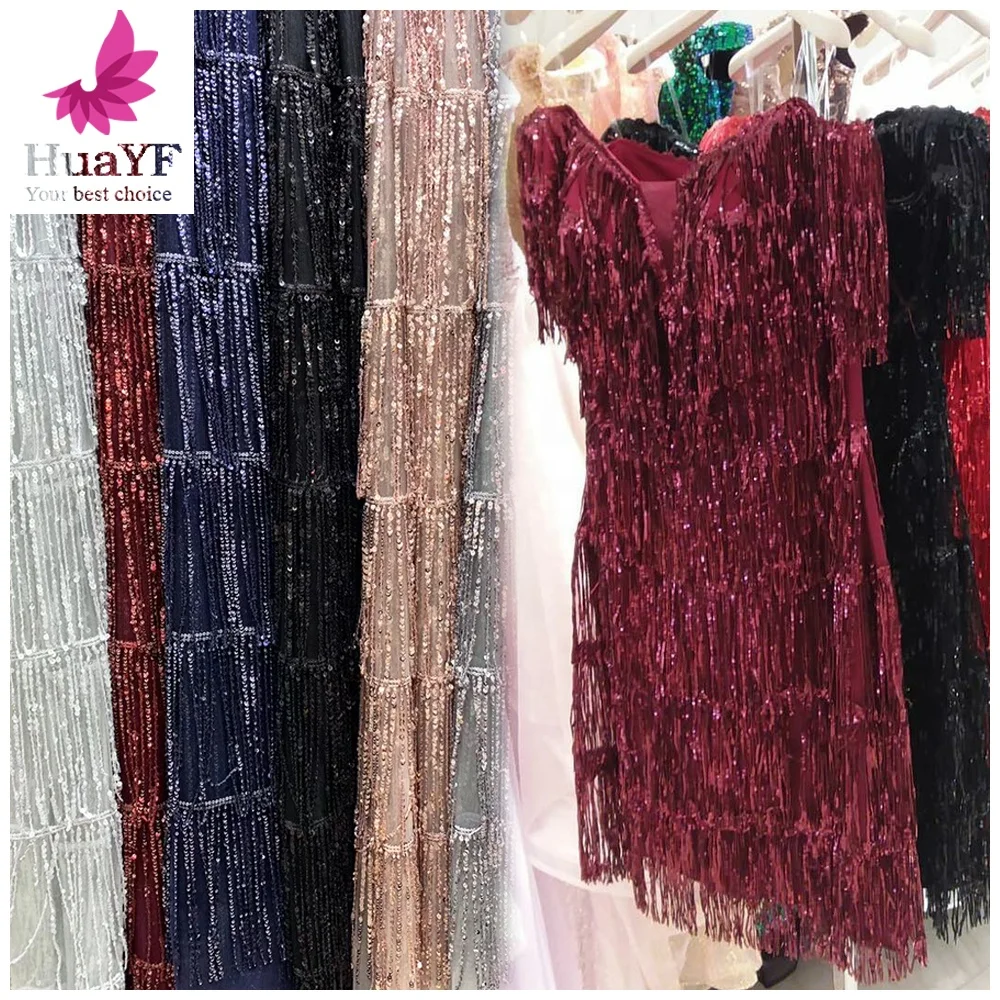 sequin tassel fringe