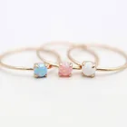 925 Ring Sterling Rings Opal 925 Silver Point Stacking Ring Opal Sterling Silver Ring