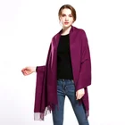 Factory Color Custom Irish Maid Outdoor Fashion Cashmere Pashmina Girl Shawls Scarves