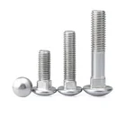 AISI 304 Stainless Steel Carriage Bolt ANSI/ASME B18.5 1/2"-13X1-1/4"