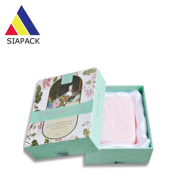 handmade custom paper packaging box for soap