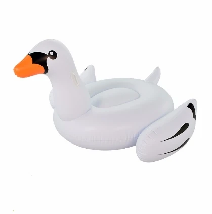 Inflatable White Swan Pool Float 