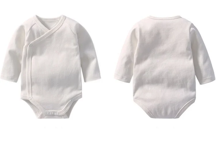 manufacturer Newborn Baby Clothes Cotton Bodysuit Rompers Infant Baby Romper Long Sleeve Baby Overall