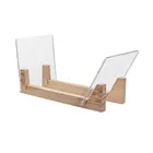 Rack Holder Vinyl Record Storage Racks Solid Wood Display Rack Vinyl Record Storage Holder CD Album Stand Rack Holder