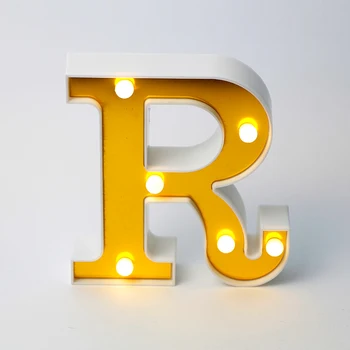 Letter Sign Night Lights LED Alphabet Neon Art Lights Wall Decor Light up Words for Wedding Birthday Party Christmas