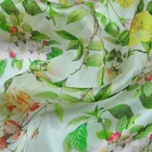 Printed Silk Organza Fabric 8mm Digital Printed 100% Pure Silk Organza Fabric