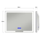 Bluetooth Mirror Touch Screen Radio Bluetooth LED Mirror For Bathroom
