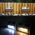Grass Light Led Light Solar Outdoor Garden Park Stainless Steel Grass Ground Stair Wall Fence Led Solar Light