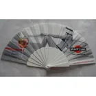 Plastic Fan Plastic Printed Plastic Fan 23cm Promotional Plastic Hand Fan With Logo Printing On Last Rib