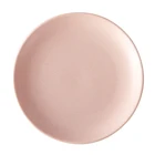 Matt Dishes Matte Pink Color 8'' 10'' 12'' Porcelain Round Shallow Dishes
