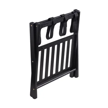 OEM Factory Hotel Use Foldable Wooden Luggage Rack with Shoe Rack