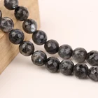Black Gem Hot Selling 2017 Amazon Black Shining Matte Agate Beads Natural Gem Stone Wholesale