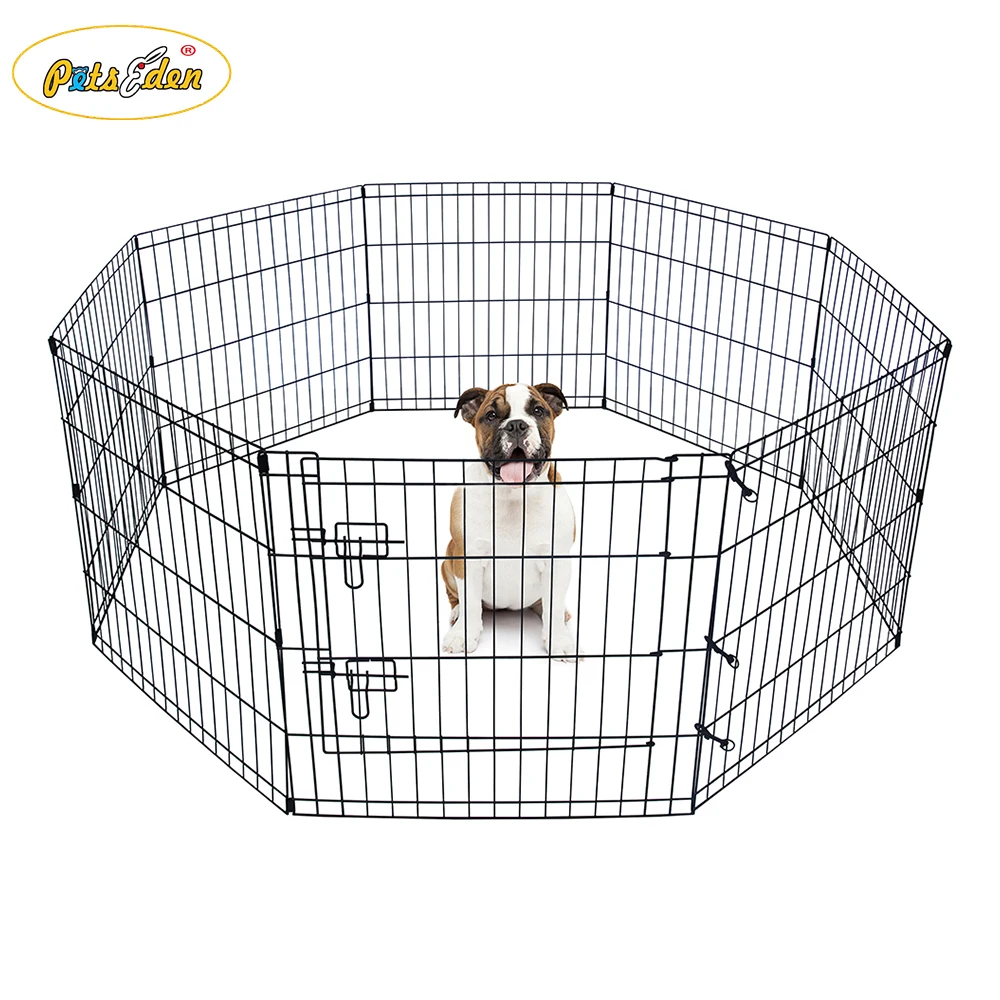 Basics Foldable Metal Pet Exercise and Playpen 