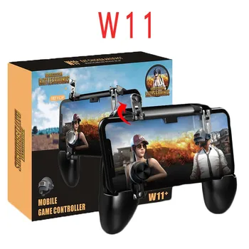 w11 for Pubg Game Game pad Mobile Phone Game Controller l1r1 Shooter Trigger Fire Button For iPhone Android Joystick