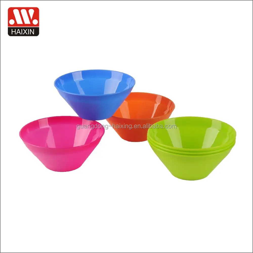 eco-friendly plastic salad bowl plastic cookout bowl