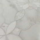 Shell Mosaic White Marble Mosaic Hot Sale Calacatta White Marble And Shell Inlay Flower Mosaic Tile