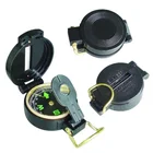 Compass Lensatic Compass Gelsonlab HS-C45-1 Lensatic Travel Compass Camping Pocket Prismatic Compass
