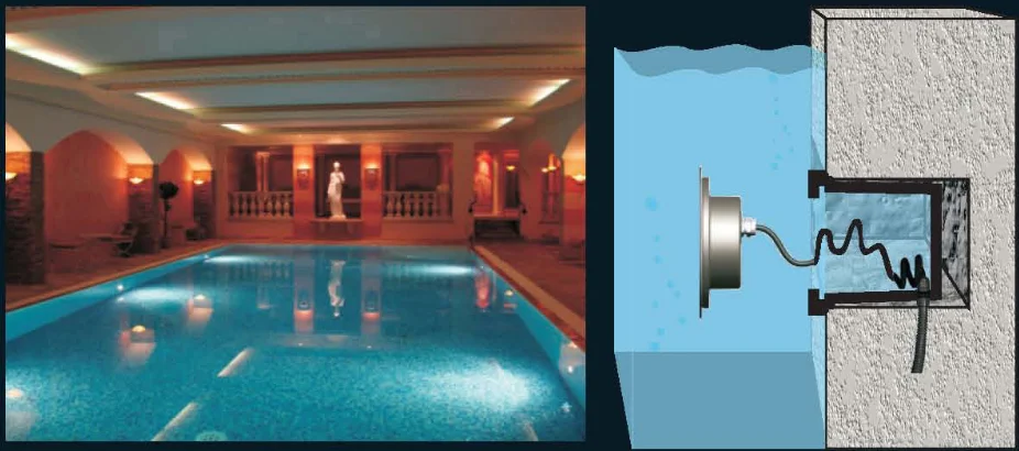 RGB IP68 Waterproof Stainless Steel Low Voltage 9w Recessed LED Buried Pool Light
