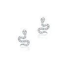 Snake Earring Earringssnake Snake Earrings Girl Fashion 18K Gold Vermeil 925 Sterling Silver Diamond Snake Stud Earring