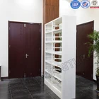 Steel Bookcase Full Steel Structure Library Office Furniture Galvanized Iron Sheet Bookcase