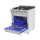 Range With Oven Gas Cooking Range With Gas Oven USA Standard 4 Burners Gas Cooking Range Prices With Oven