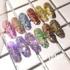 Nail Art Wholesale 12 Colors Sexangle Set Decoration Sequins Nail Art Glitter